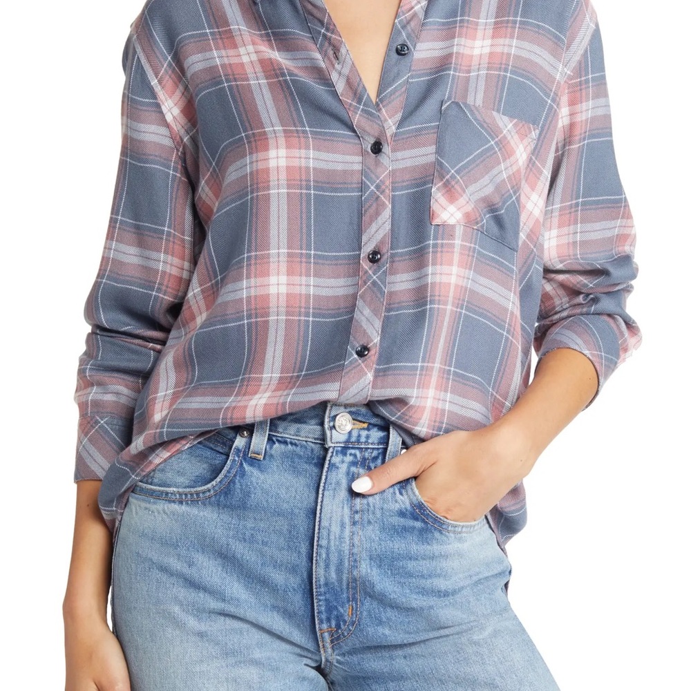 Rails Nwot Hunter Plaid Button-Up Shirt Rails - image 1